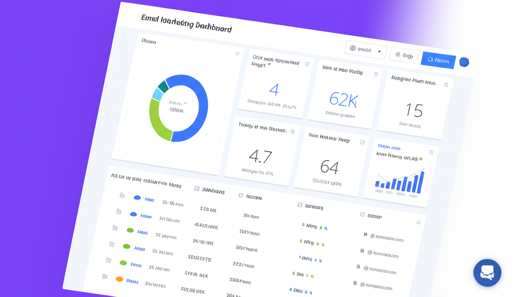 Email marketing dashboard